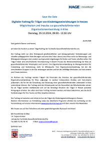 Vorschau: Einladung zum Fachtag für Träger der Fachstelle Gesundheitsfördernde Kita 2024 (PDF)