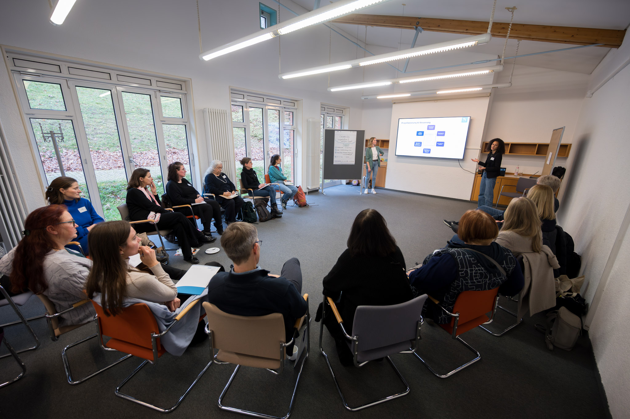 Vertiefungsforum 3: Gesunde Kita – ein ganzheitliches und gefördertes Konzept  Referentinnen: Anika Siebert, gailus.ORG Fach- und Prozessberatung und Mira Bösche, TK, Fachtag für Träger von Kindertageseinrichtungen in Hessen 2025